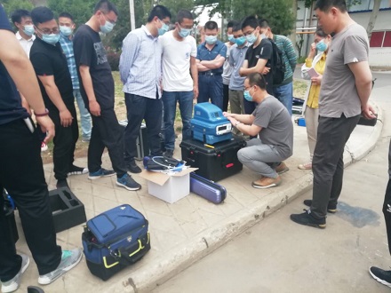 國產PF300助力濟南涉VOCs重點企業普查，青島環控全力做好現場培訓和售后保障